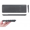 Tastatur typerCLAW BC130 HDWR / kabellose Computertastatur mit Touchpad / USB