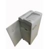 Profesioneller Aktenvernichter mit Papierkorb 40L für Home Office und Büro, P-4, weißer Schredder paperCUT-N4022