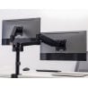 Doppelte Monitorhalterung für Schreibtisch, Büro, Federgelenk, stabile Montage HDWR SolidHand-AS02