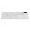 Weiße kabelgebundene Tastatur, Funktionstasten mit Nummernblock, Leiser Tastenanschlag HDWR typerCLAW-PC110W