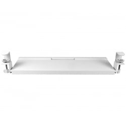 Hinteransicht der Tastaturablage HDWR SolidHand-KT08W in Weiß
