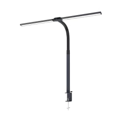 LED-Lampe LumixDesk-12 – Seitenansicht mit gebogenem Arm