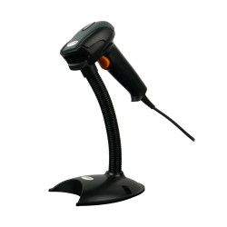 HDWR HD29A Barcodescanner auf Halterung von vorne