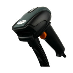 Griffansicht des ergonomischen Barcodescanners HD29A