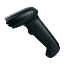 Vorderseite des Barcodescanners HD44A mit Logo