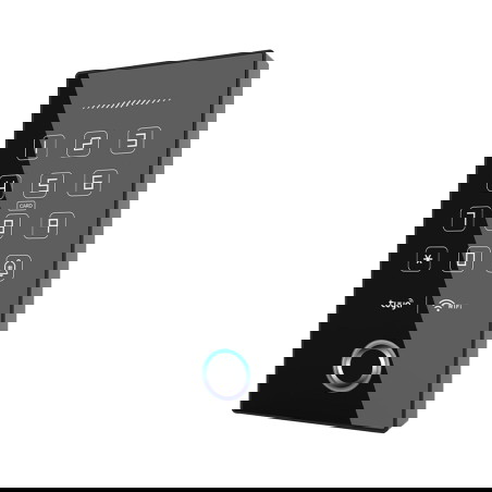RFID- und Fingerabdruck-Zutrittskontrolle SecureEntry-AC200 schräg vorne