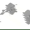 Rückseite des Griffs mit sichtbarem Schlüsselloch und Schraubpunkten