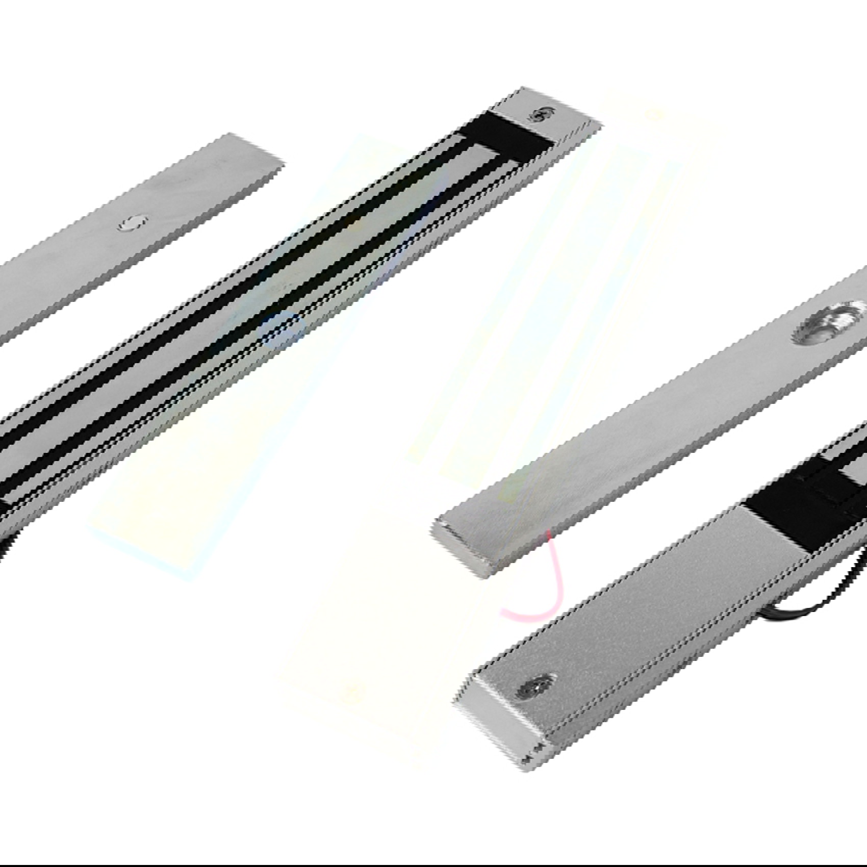 Elektromagnetisches Türschloss SecureEntry-ML200 mit Montageplatte – Vorderansicht