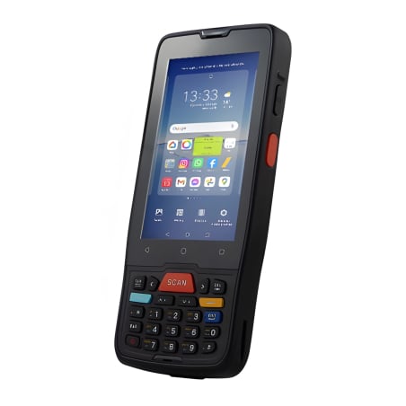 Lagerterminal mit QR-Scanner, Dockingstation, Android 9, WLAN- und Bluetooth-Kommunikation AndroSavvy-110D